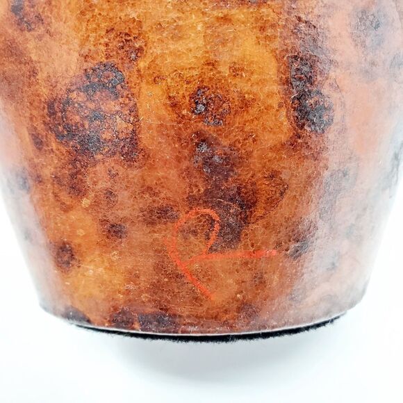 Decorative Ceramic/Clay Vase with Woven Fibers - Picture 5 of 8